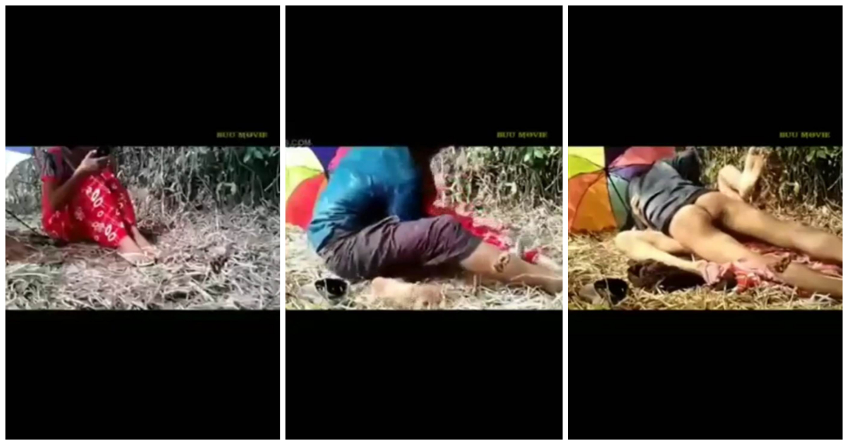 စော်လေးကဘဲကိုစောင့်နေတာကောက်ရိုးပုံဘေး တော်ကီလေးချုပ်ပြီး စိတ်ကြိုက်ကျွေး